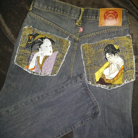 Red Monkey jeans size 32 - Picture 1 of 4